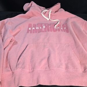 American Eagle Outfitters Women's Pink Cowl Neck Sweater